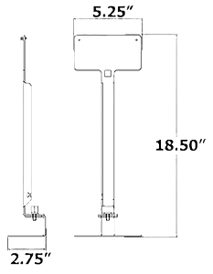1500 SER 18" RMT DISPLAY STAND image (616)